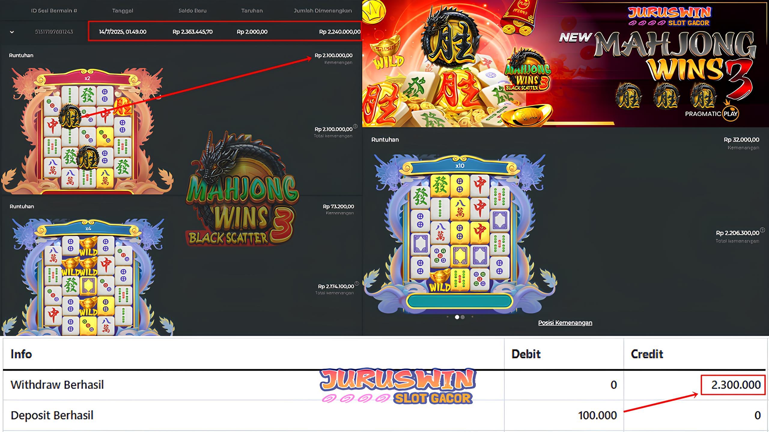 MAHJONG WINS 3 BLCK SCETTER